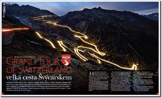 Grand Tour of Switzerland - velká cesta Švýcarskem 