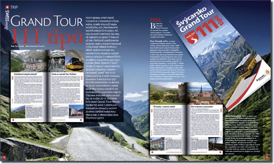 Švýcarsko - Grand Tour 111 tipů
