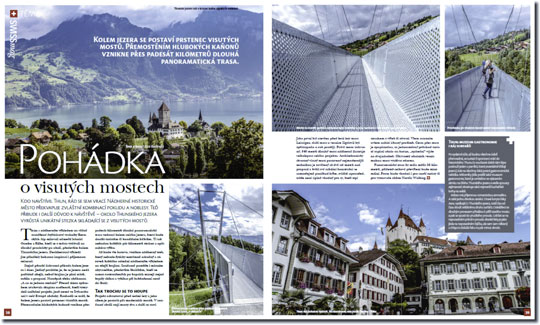 Pohádka o visutých mostech ve Švýcarsku